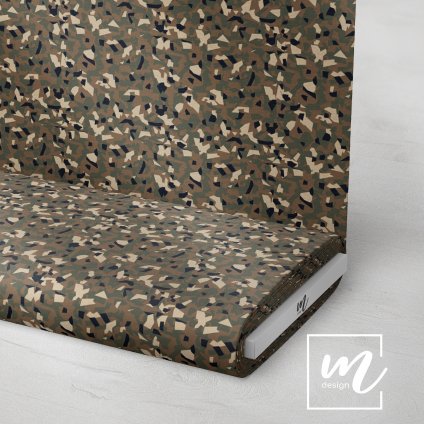 731205 maskáč camouflage polygon hnědo zelený látka 3