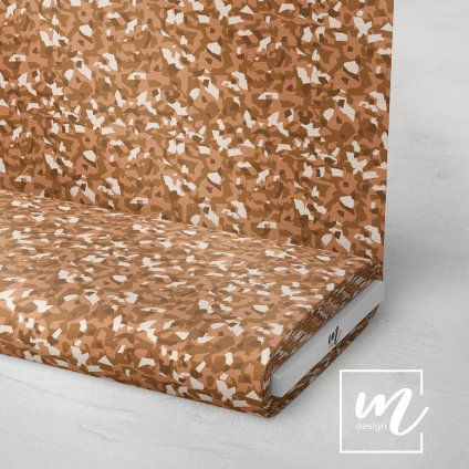 731201 maskáč camouflage polygon hnědý látka 3