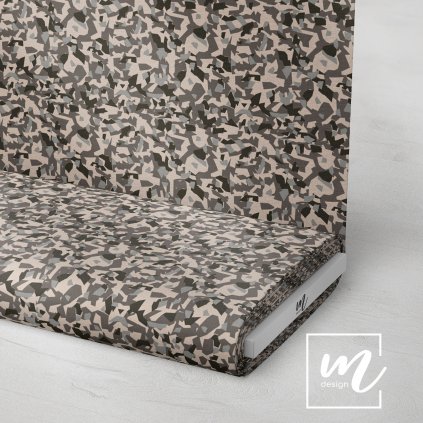 731200 maskáč camouflage polygon šedo hnědý látka 3