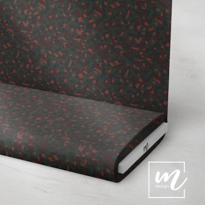 731194 maskáč camouflage polygon šedo cihlový látka 3