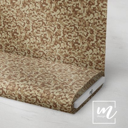 731163 maskáč camouflage polygon hnědý látka 3