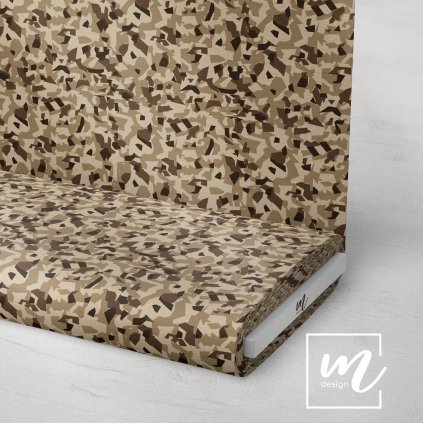 731162 maskáč camouflage polygon hnědý látka 3