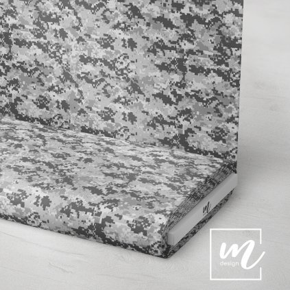 731161 maskáč camouflage pixel šedý látka 3