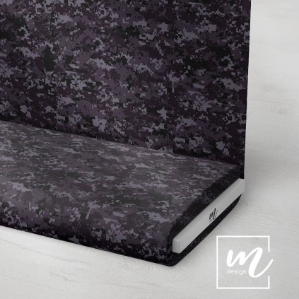 731153 maskáč camouflage pixel fialovo černý látka 3