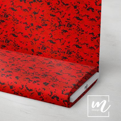 731149 maskáč camouflage pixel červený látka 3