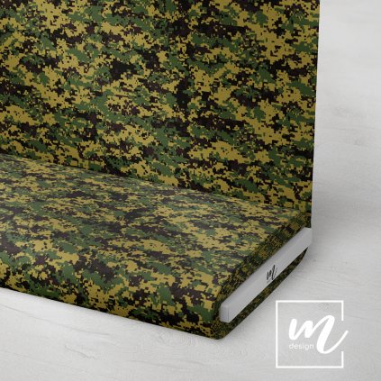 731143 maskáč camouflage pixel zeleno hnědý látka 3