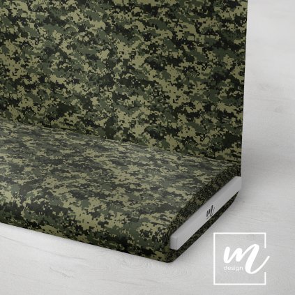 731140 maskáč camouflage pixel zeleno černý látka 3