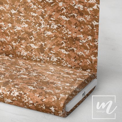 731137 maskáč camouflage pixel hnědý látka 3