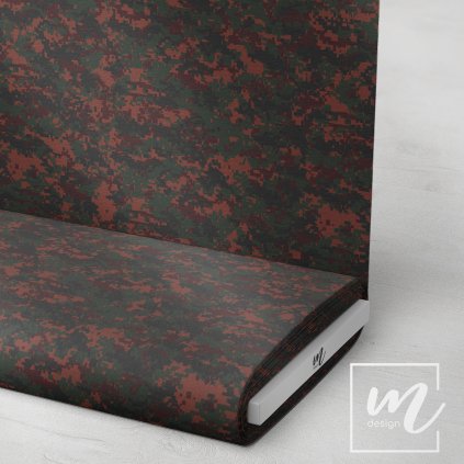 731135 maskáč camouflage pixel šedo cihlový látka 3