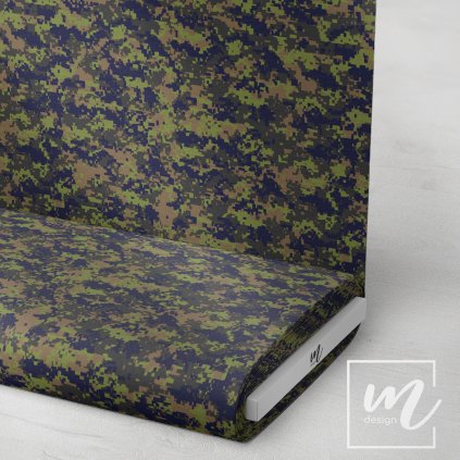 731117 maskáč camouflage pixel modro zelený látka 3