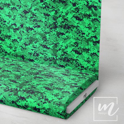 731110 maskáč camouflage pixel zeleno černý látka 3