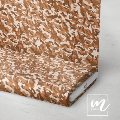 731082 maskáč camouflage hnědý látka 3