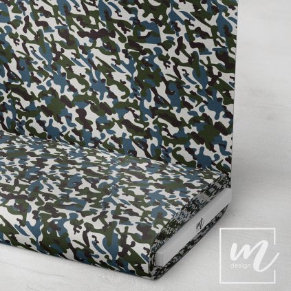 731072 maskáč camouflage zeleno modrý látka 3