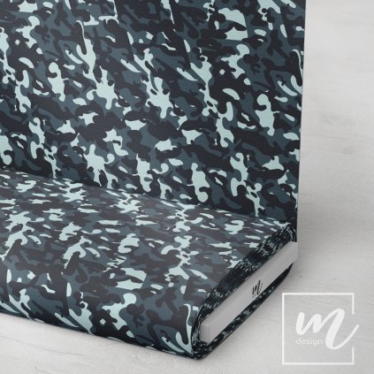731067 maskáč camouflage tmavě šedý látka 3