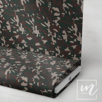 731065 maskáč camouflage hnědo zelený látka 3