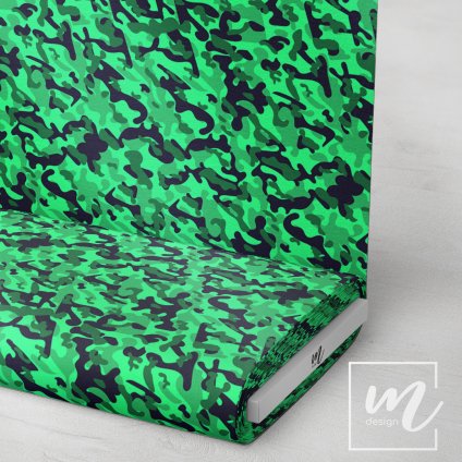 731061 maskáč camouflage zeleno černý látka 3
