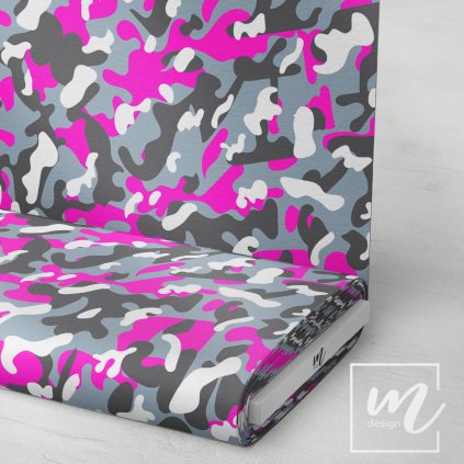 731042 1 maskáč šedo bílo růžový neon látka 3