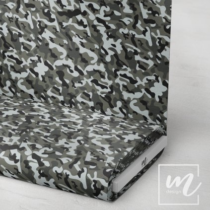 731033 maskáč camouflage šedý látka 3