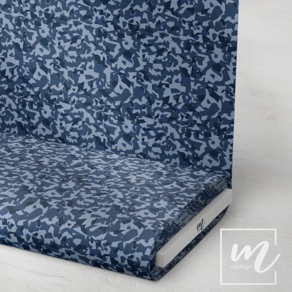 731029 maskáč camouflage modrý látka 3
