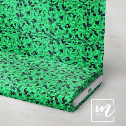 731016 maskáč camouflage polygon zeleno černý látka 3