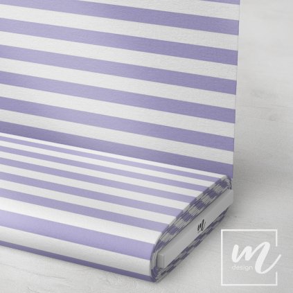 746405 pruhy 2cm fialkovo bílé látka 3