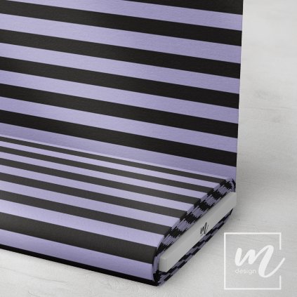 746410 pruhy 2cm fialkovo černé