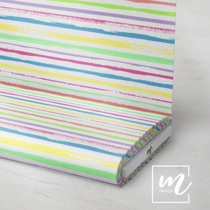 746005 pruhy crazy duha látka 3