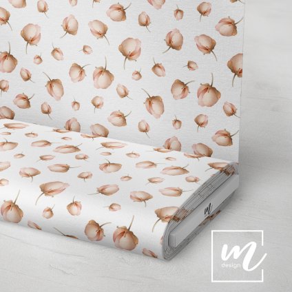 726279 1 pivoňka poupě na bílé látka 3