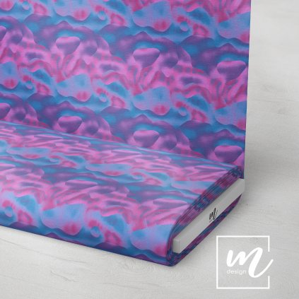 710068 holografický vzor látka 3