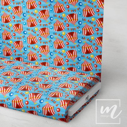 cirkus na modré 704001 (vyberte materiál (Kama) KAMA šatovka 190g)