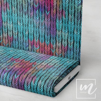 701102 abstrakt duhový copánky