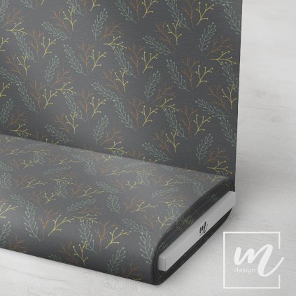 740014 větvičky na tmavě šedé