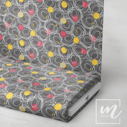 jablka na šedé se spirálou 740005