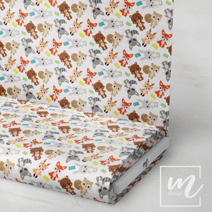 740072 zvířátka na bílé