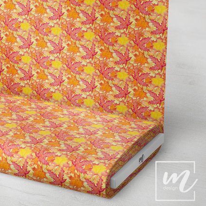 740117 podzimní akvarelové listy