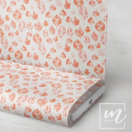 740132 podzimní listy růžové