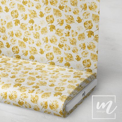 740133 podzimní listy okrové