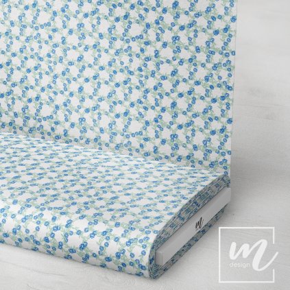 740181 modré kvítky na modré