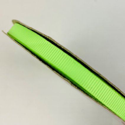 rypsová stuha 6mm světle zelená