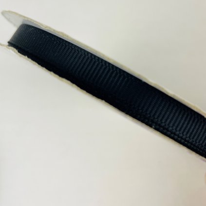 rypsová stuha 6mm černá