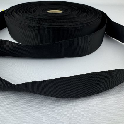 rypsová stuha 30mm černá