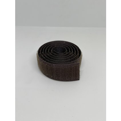 suchý zip HÁČEK 20mm - tmavě hnědá