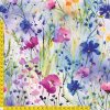 702077 Akvarelová louka v rozkvětu metr 200x200