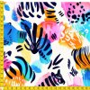702097 Divoká zvířata na barevných skvrnách metr 200x200