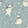 763168 zimní zvířátka na tm. šedé