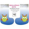 mikulášská bota modrá 7