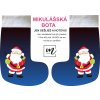 mikulášská bota modro černá 6