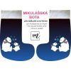 mikulášská bota modro černá 7