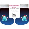 mikulášská bota modro černá 8