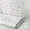 757005 mix srdíček na bílé látka 3